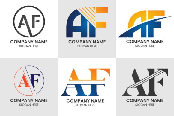 AF Initial Letter Logo Design Vector: A Complete Branding Toolkit