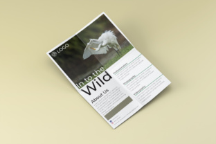 Crafting Nature-Inspired Marketing with the Into the Wild Flyer Template
