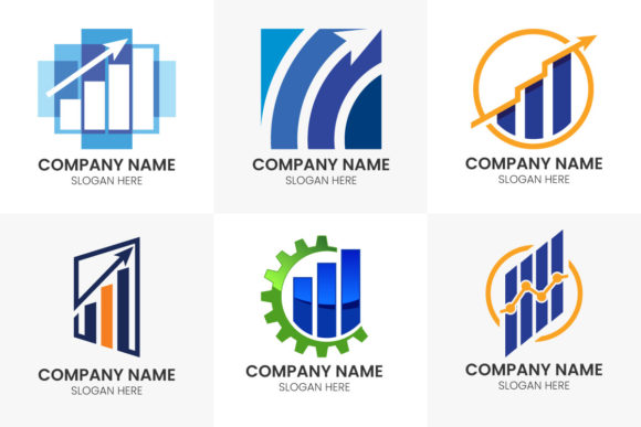 Marketing Idea and Finance Logo Set: A Toolkit for Modern Brands
