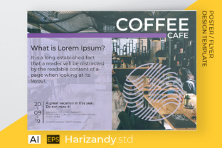Minimalist Coffee Flyer Template for Modern Branding