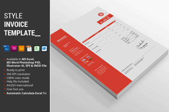 Modern Invoice Design: A Professional Template for Your Business