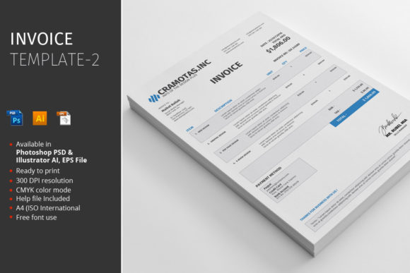 Professional Invoice Template-2: A Designer's Guide to Better Billing