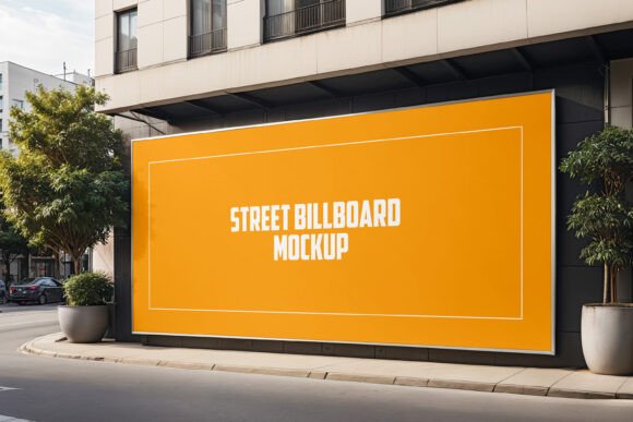 Transform Urban Spaces: The Street Billboard Mockup for Visual Impact