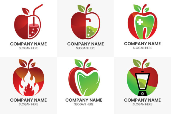 Transform Your Brand with This Apple Logo Design Template