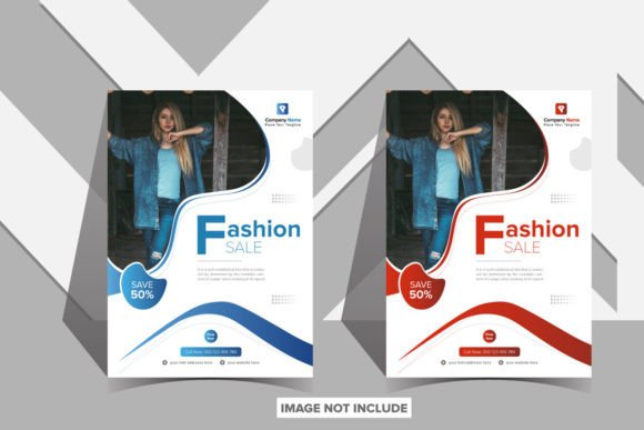 Unleash Your Brand's Magic with Fashion Online Sale and Discount Flyer D