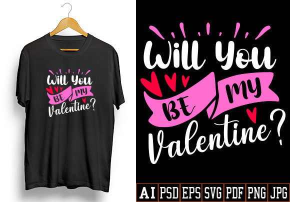Valentine T-Shirt Design: Crafting Love in Every Vector File